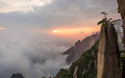 第一次去黄山从前山上还是后山上