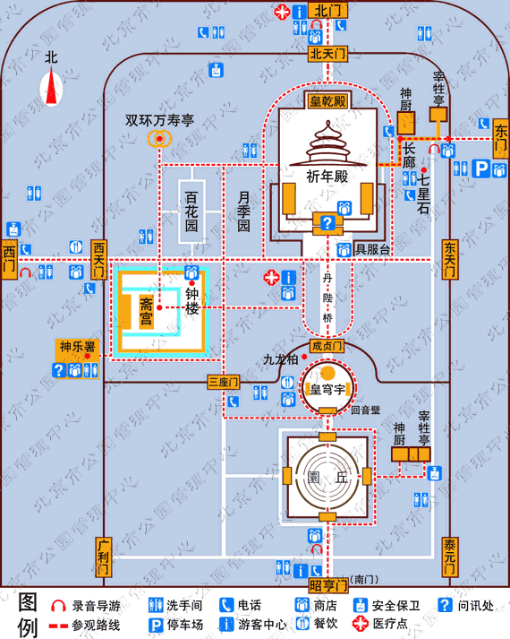 北京天坛最佳游览路线 北京天坛最佳游览路线